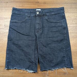 Ripton & Co Jorts Denim Jean Shorts Men's 33 Blue 9" Inseam Casual Raw Hem